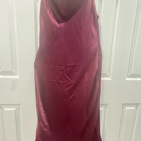 Victoria's Secret Red Satin Chemise with Lace Detail - Picture 4 of 9